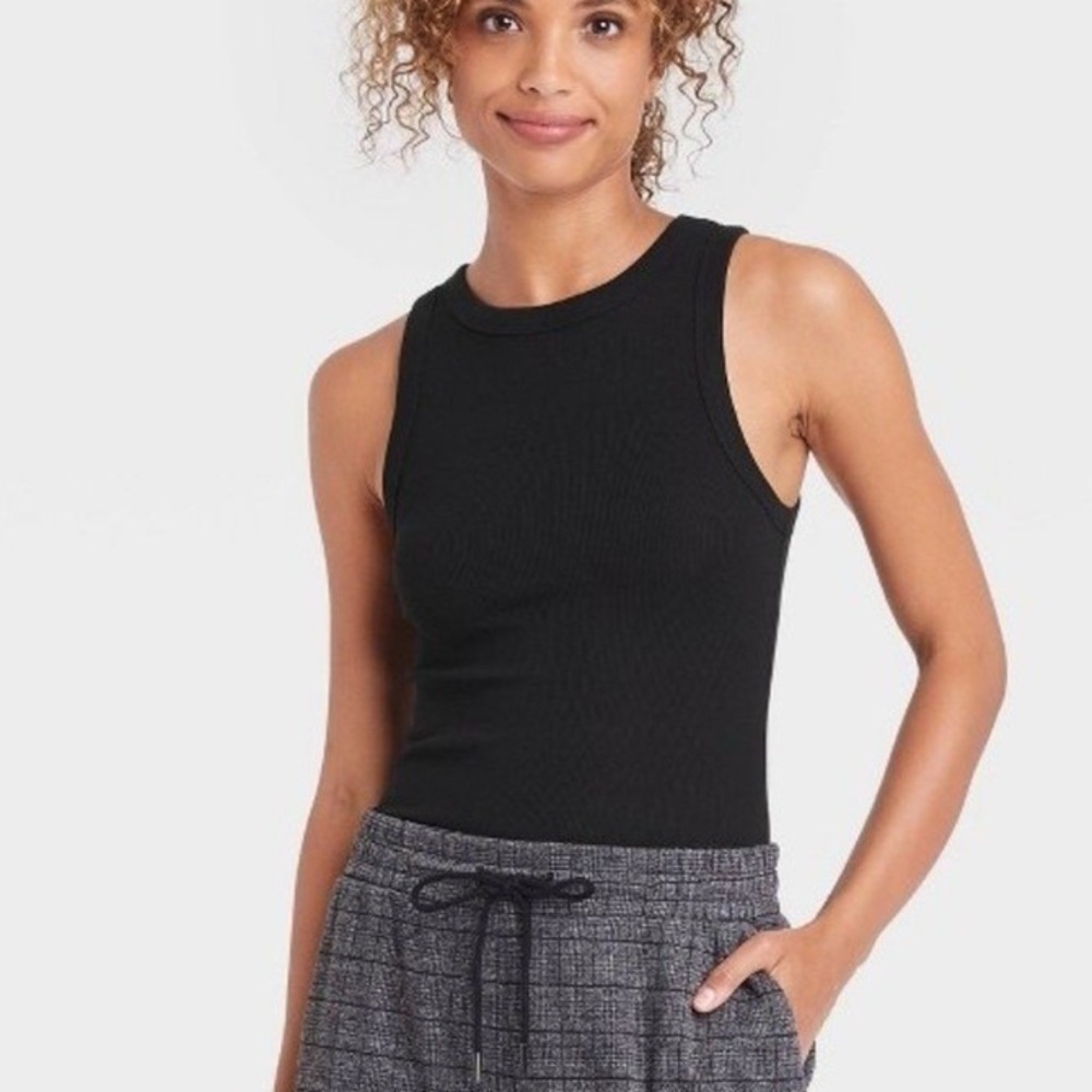 Women's ribbed tank bodysuit a new day size 1 x